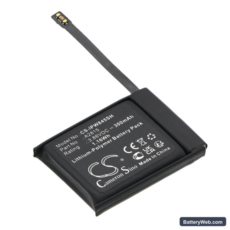 Apple Watch Series S8 45mm Replacement Battery, 3.86V, 300mAh, Li-Polymer 1