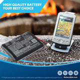 Garmin iQue 3200 Replacement Battery, 3.7V, 1600mAh, Li-ion 6