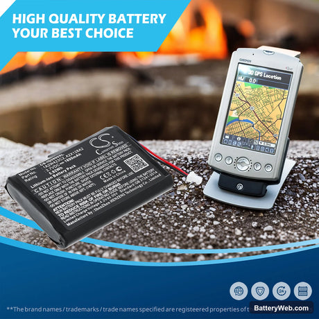 Garmin iQue 3200 Replacement Battery, 3.7V, 1600mAh, Li-ion 6