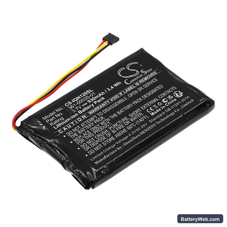 Garmin Nuvi 1200 Replacement Battery, 3.7V, 930mAh, Li-ion 1