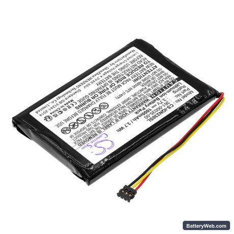 Garmin Nuvi 2300 Replacement Battery, 3.7V, 1000mAh, Li-ion 2
