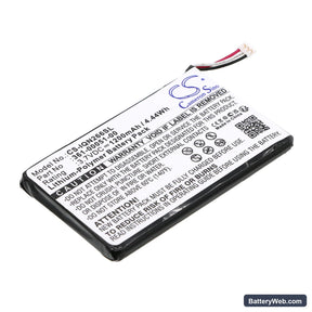 Garmin Nuvi 2660LMT Replacement Battery, 3.7V, 1200mAh, Li-Polymer 1