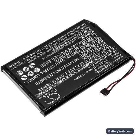 Garmin Nuvi 2797 Replacement Battery, 3.7V, 1500mAh, Li-ion 2