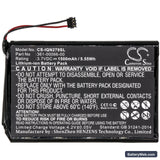 Garmin Nuvi 2797 Replacement Battery, 3.7V, 1500mAh, Li-ion 3