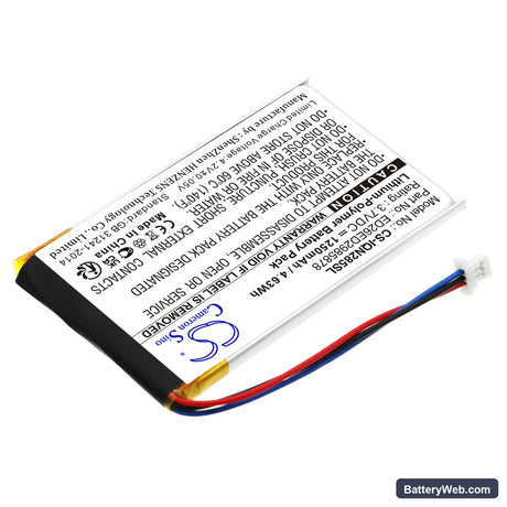 Garmin Nuvi 285 Replacement Battery, 3.7V, 1250mAh, Li-Polymer 2