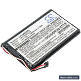 Garmin Nuvi 2555LMT Replacement Battery, 3.7V, 1000mAh, Li-ion 1