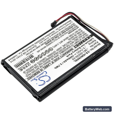 Garmin Nuvi 2555LMT Replacement Battery, 3.7V, 1000mAh, Li-ion 2