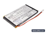 Garmin Nuvi 300 Replacement Battery, 3.7V, 1250mAh, Li-Polymer 2