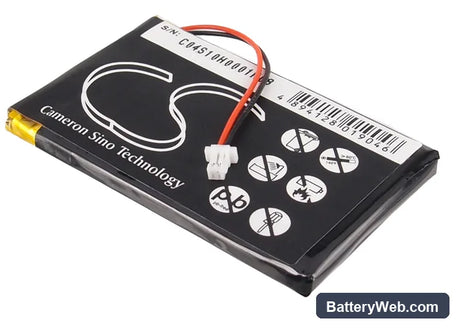 Garmin Nuvi 300 Replacement Battery, 3.7V, 1250mAh, Li-Polymer 3