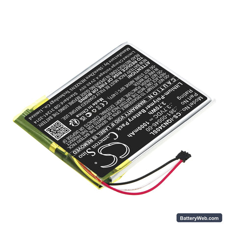 Garmin Dash Cam 20 Replacement Battery, 3.7V, 1000mAh, Li-Polymer 2