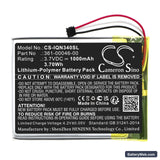 Garmin Dash Cam 20 Replacement Battery, 3.7V, 1000mAh, Li-Polymer 3