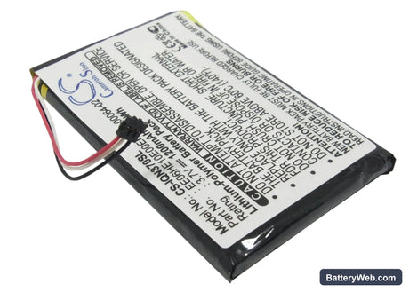 Garmin Nuvi 3700 Replacement Battery, 3.7V, 1200mAh, Li-Polymer 2