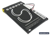 Garmin Nuvi 3700 Replacement Battery, 3.7V, 1200mAh, Li-Polymer 3