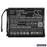 Garmin 3597LMT Replacement Battery, 3.7V, 700mAh, Li-ion 3