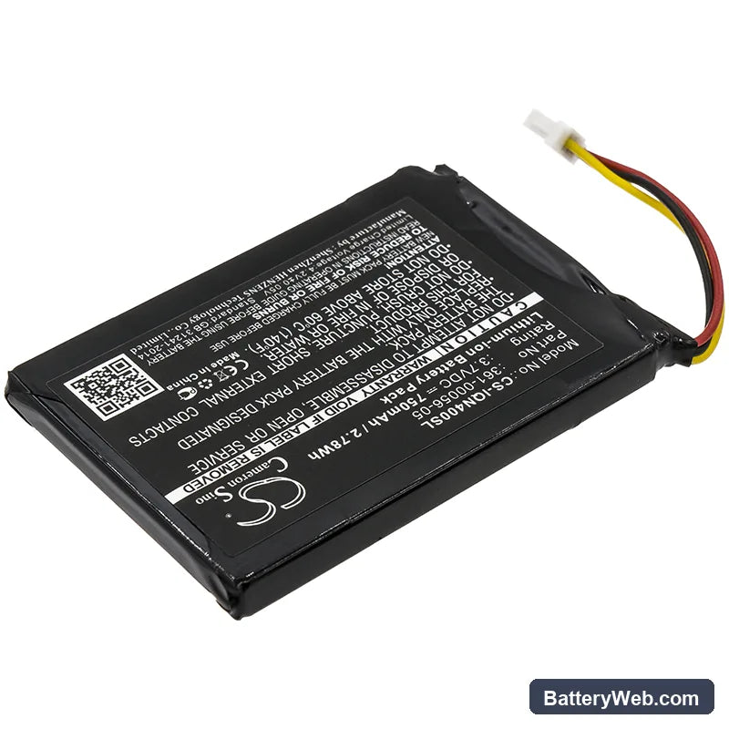 Garmin Nuvi 40 Replacement Battery, 3.7V, 750mAh, Li-ion 2