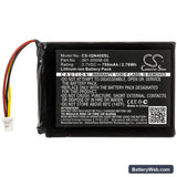 Garmin Nuvi 40 Replacement Battery, 3.7V, 750mAh, Li-ion 3