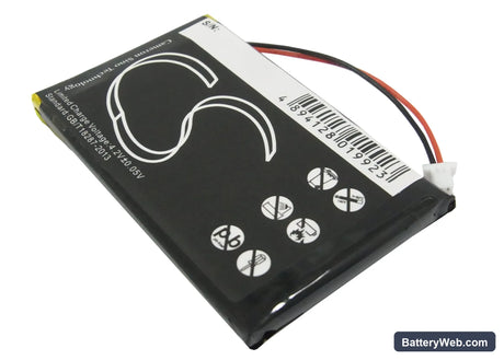 Garmin Nuvi 600 Replacement Battery, 3.7V, 1150mAh, Li-Polymer 4