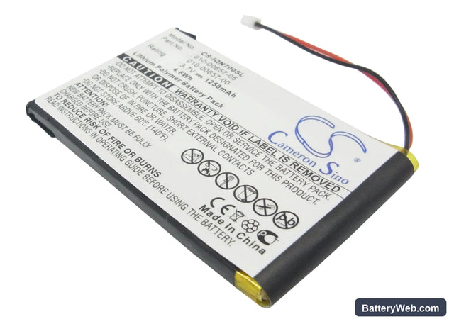 Garmin Nuvi 700 ( 2 wires ) Replacement Battery, 3.7V, 1250mAh, Li-Polymer 1