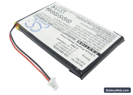Garmin Nuvi 700 ( 2 wires ) Replacement Battery, 3.7V, 1250mAh, Li-Polymer 2