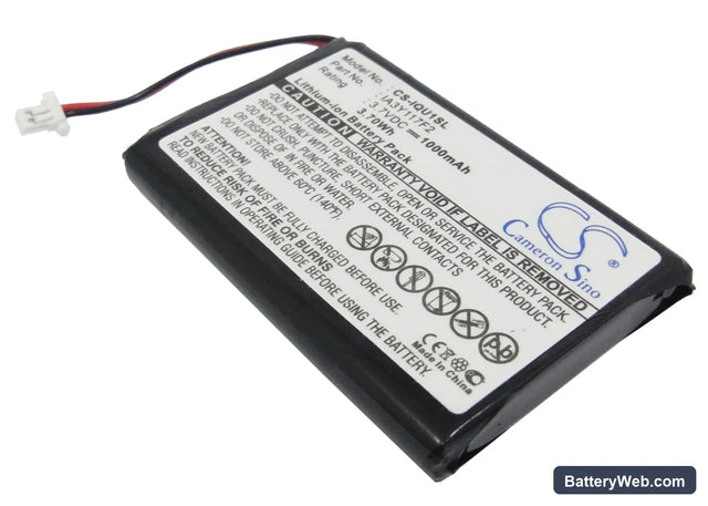 Garmin Quest Replacement Battery, 3.7V, 1000mAh, Li-ion 1