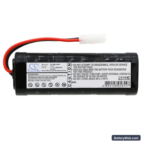 iRobot Looj Gutter Cleaning Robot 120 Replacement Battery, 7.2V, 3600mAh, Ni-MH 3