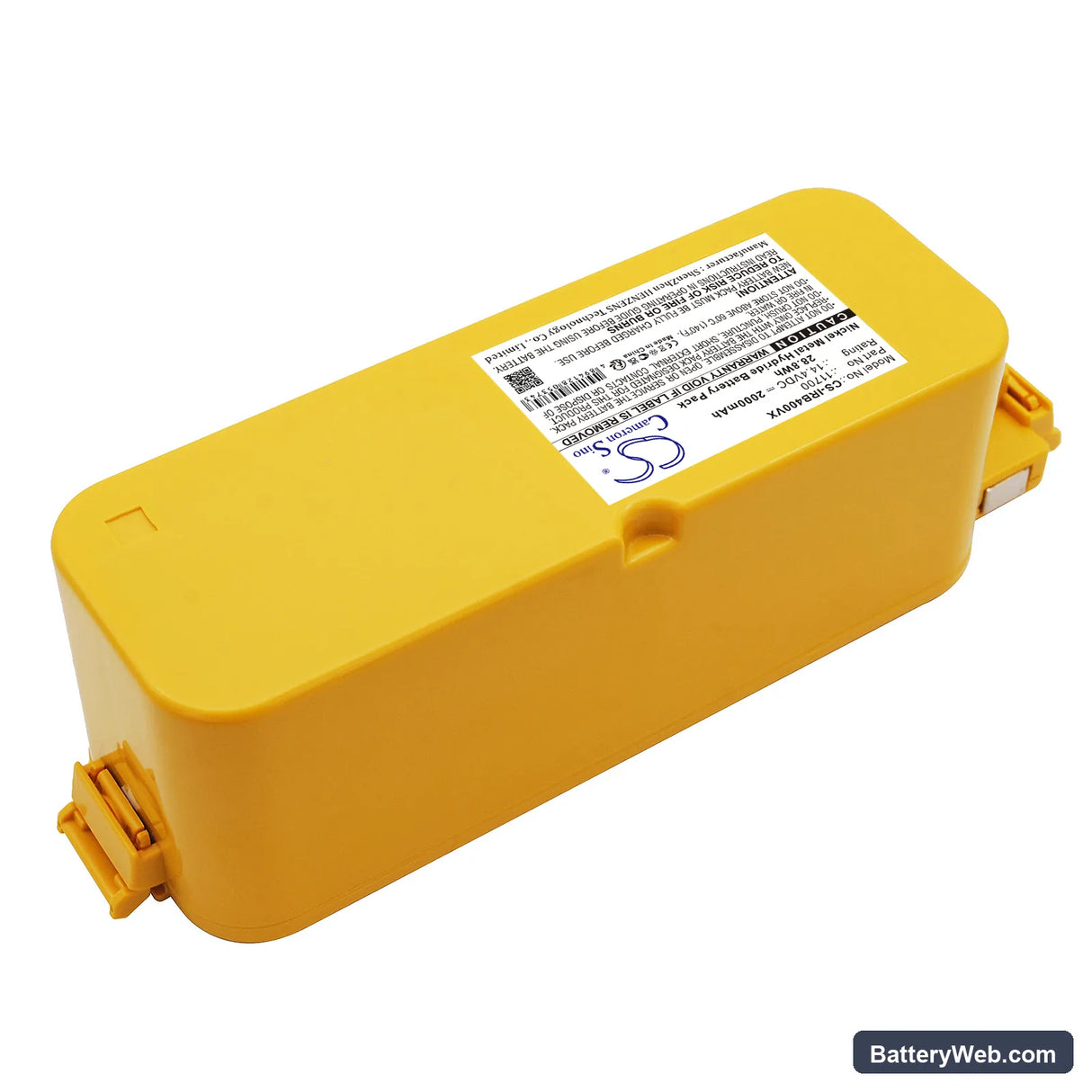 iRobot Roomba 400 Replacement Battery, 14.4V, 2000mAh, Ni-MH 2
