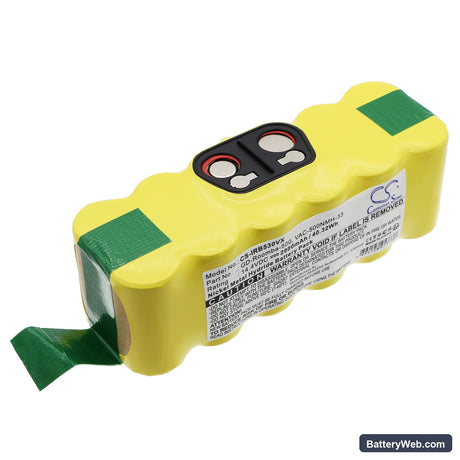 Robotic U290 Replacement Battery, 14.4V, 2800mAh, Ni-MH 1