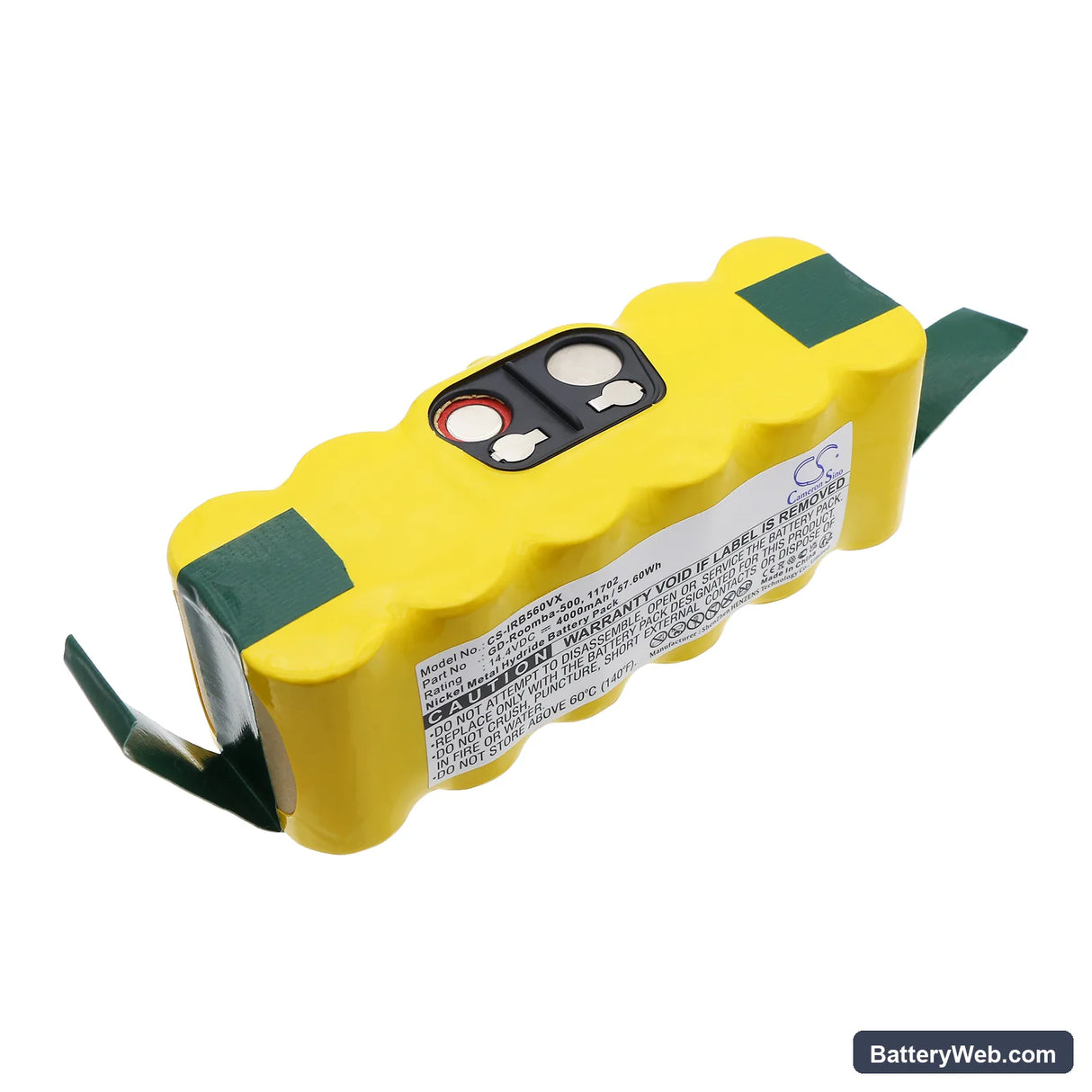 Vileda 137173 Replacement Battery, 14.4V, 4000mAh, Ni-MH 1