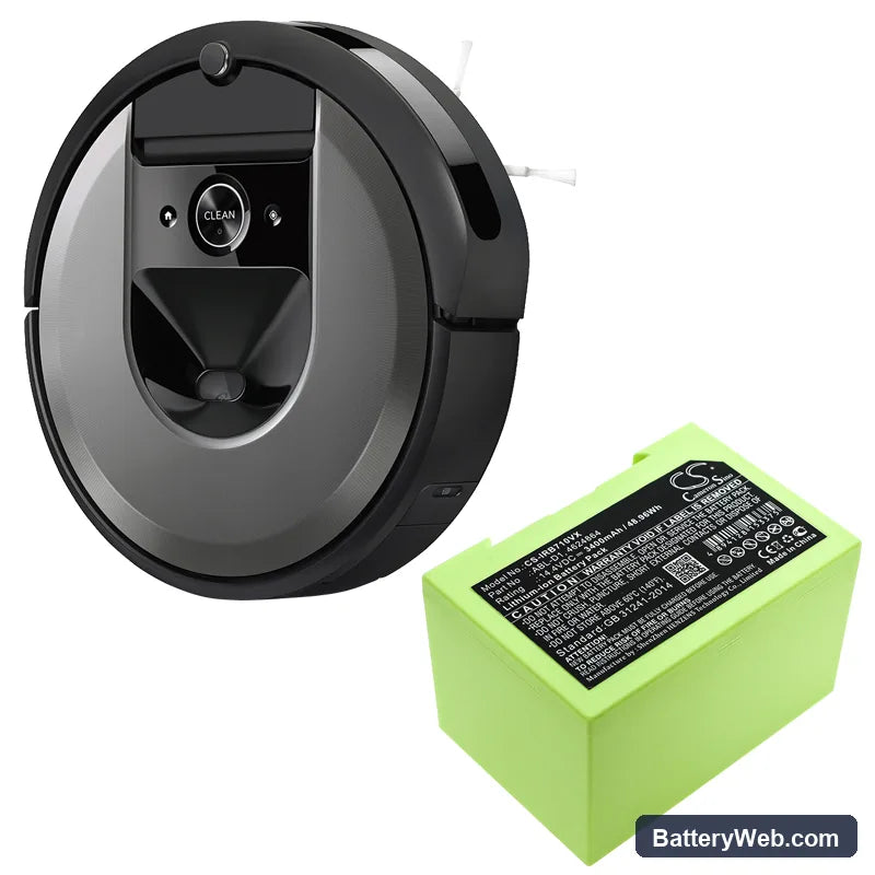 iRobot Roomba i7 Replacement Battery, 14.4V, 3400mAh, Li-ion 6
