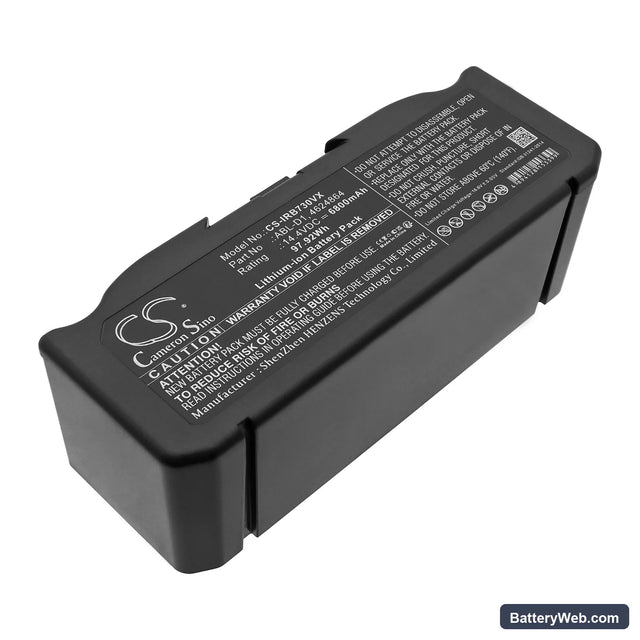 iRobot Roomba i7 Replacement Battery, 14.4V, 6800mAh, Li-ion 1