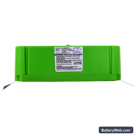 iRobot Roomba 614 Replacement Battery, 14.4V, 5200mAh, Li-ion 3