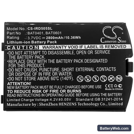 Iridium 9505A Replacement Battery, 3.7V, 2800mAh, Li-ion 3