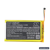 iRiver AK120 II Replacement Battery, 3.8V, 4100mAh, Li-Polymer 3