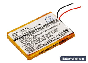 iRiver L Player 2GB Replacement Battery, 3.7V, 750mAh, Li-Polymer 1