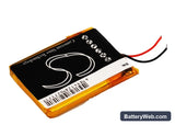 iRiver L Player 2GB Replacement Battery, 3.7V, 750mAh, Li-Polymer 4