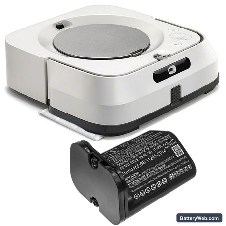 iRobot Braava Jet M6 Replacement Battery, 10.8V, 2600mAh, Li-ion 5