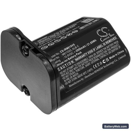 iRobot Braava Jet M6 Replacement Battery, 10.8V, 2000mAh, Li-ion 1