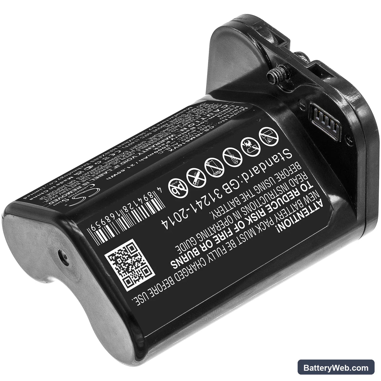 iRobot Braava Jet M6 Replacement Battery, 10.8V, 2000mAh, Li-ion 2