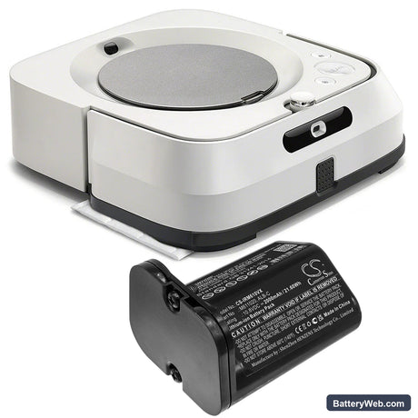 iRobot Braava Jet M6 Replacement Battery, 10.8V, 2000mAh, Li-ion 5