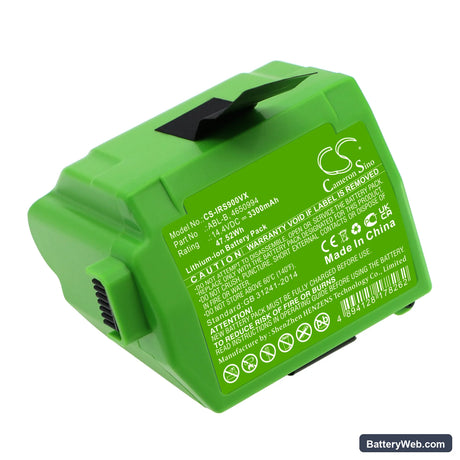 iRobot Roomba S9 Replacement Battery, 14.4V, 3300mAh, Li-ion 1