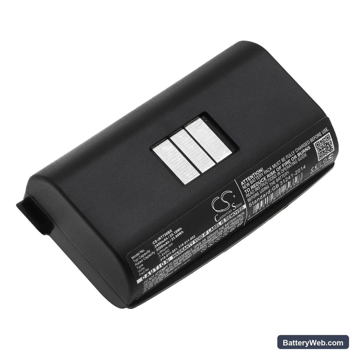Intermec 710 Replacement Battery, 7.4V, 3400mAh, Li-ion 1