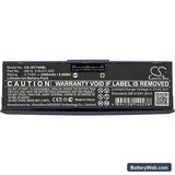 Intermec 700 Mono Replacement Battery, 3.7V, 2400mAh, Li-ion 3