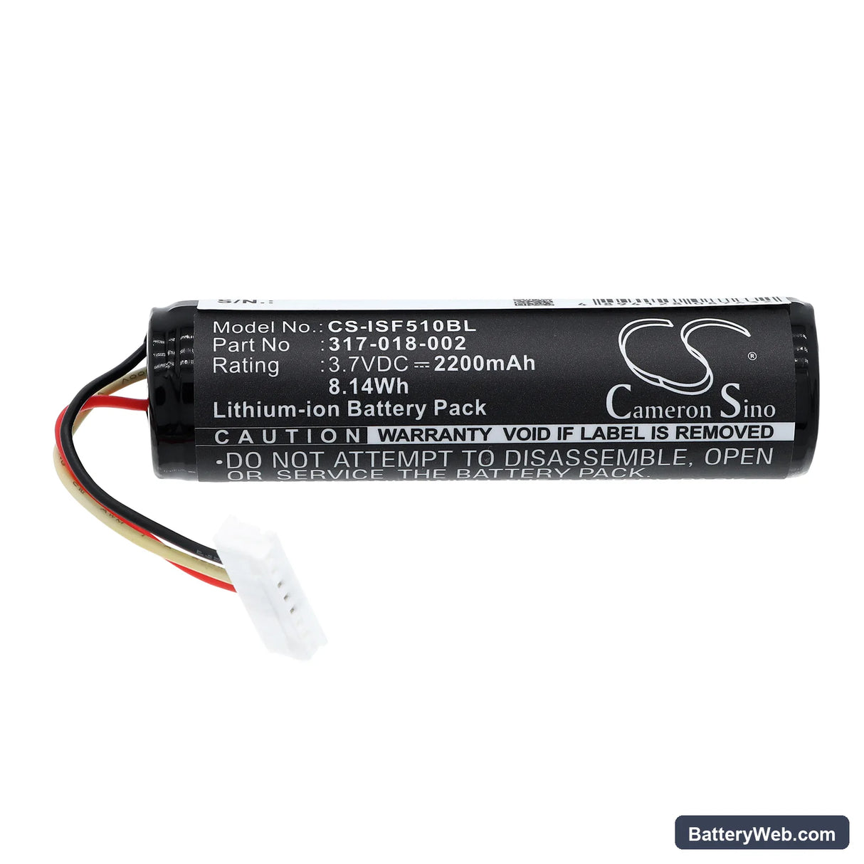 Intermec SF51 Replacement Battery, 3.7V, 2200mAh, Li-ion 3