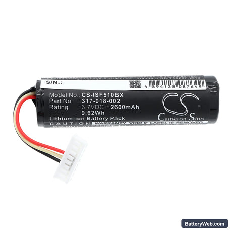 Intermec SF51 Replacement Battery, 3.7V, 2600mAh, Li-ion 3