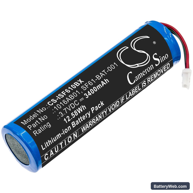 Intermec SF61 Replacement Battery, 3.7V, 3400mAh, Li-ion 1
