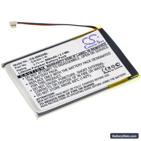 Insignia NS-4V24 Replacement Battery, 3.7V, 560mAh, Li-Polymer 1