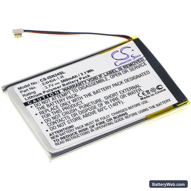 Insignia NS-4V24 Replacement Battery, 3.7V, 560mAh, Li-Polymer 1