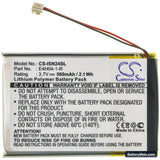 Insignia NS-4V24 Replacement Battery, 3.7V, 560mAh, Li-Polymer 3