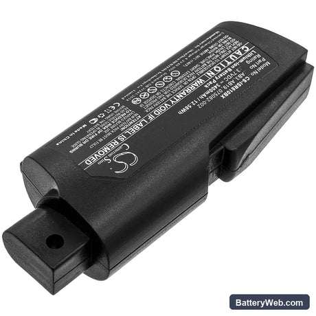 Intermec SR61T Replacement Battery, 3.7V, 3400mAh, Li-ion 2