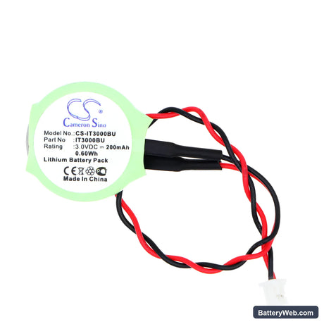 Casio IT3000 Replacement Battery, 3V, 200mAh, Lithium 3